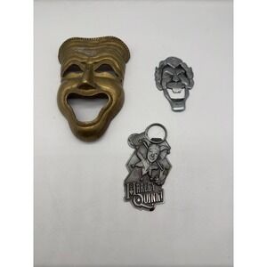 DC Comics Harley Quinn Mallet Metal Opener Lot Of 3